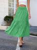 European & American Fashionable Floral High-Waisted Skirt for Women 2026