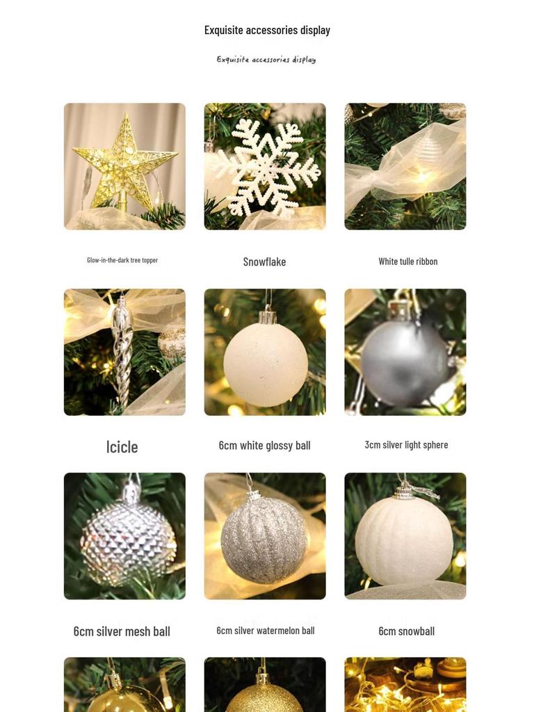 2025 DIY Luminous Christmas Tree Ornament Set - High-End & Stylish