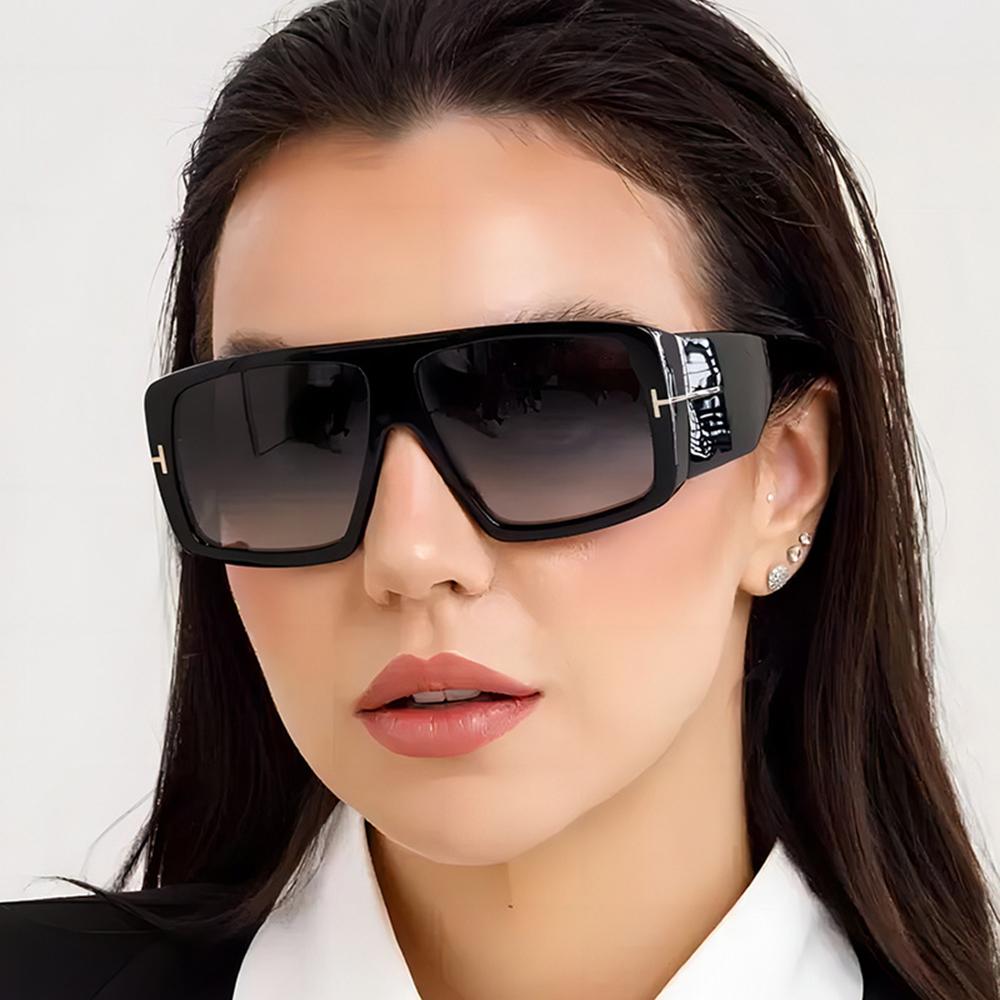 Vintage Oversized Square Fashion Punk Sunglasses Women Men Big Frames Design Sun Glasses UV400 Shade Eyeglasses De Sol Oculos