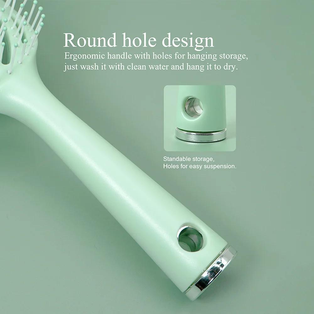 Hollow Out Hair Brush Anti-static Wet Dry Curly Detangler Hairbrush Anti Detangling HairBrush Women Hairdressing Styling Tools