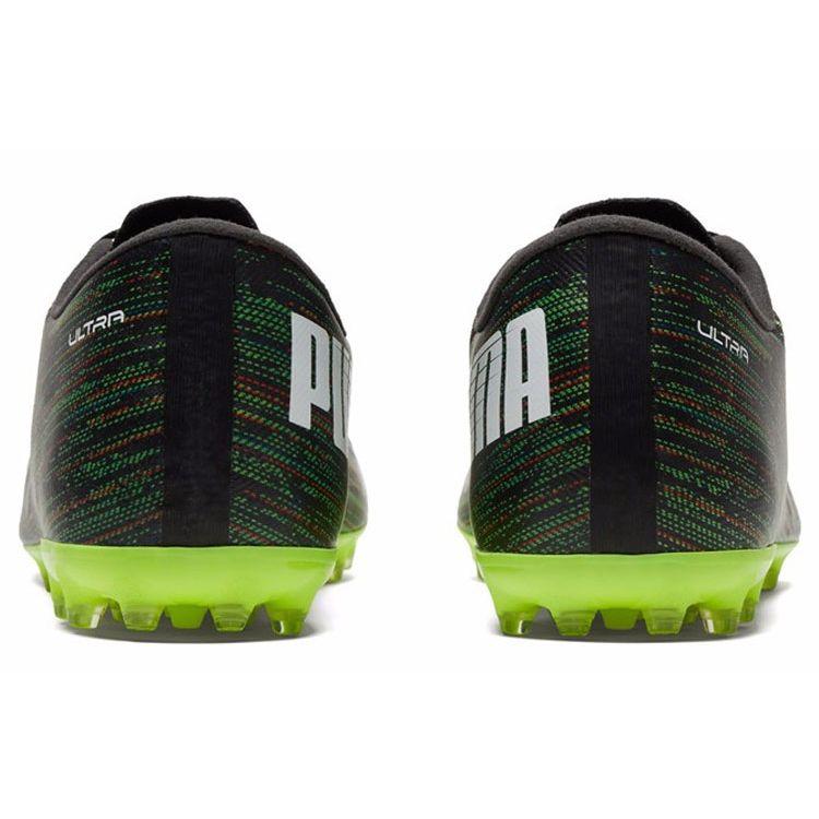 Puma Ultra 2.2 Comfortable Simple Low-Top MG (Rubber Short Studs) Artificial Turf Soccer Shoes Men Soccer Shoes Black White Green 106345-02