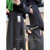 Elegant High-Waisted Wool Blend Midi Skirt – Minimalist, Warm, and Flattering Winter Style