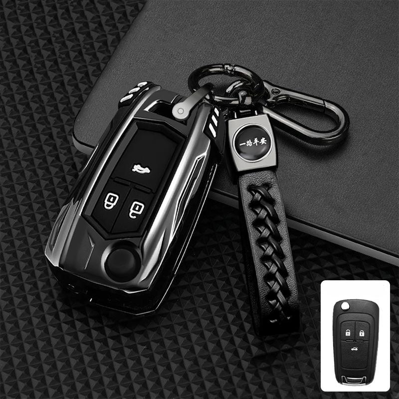 Zinc Alloy Car Key Case Cover Shell For Buick For Chevrolet Cruze Aveo Trax Opel Astra Corsa Meriva Zafira Antara J Accessories