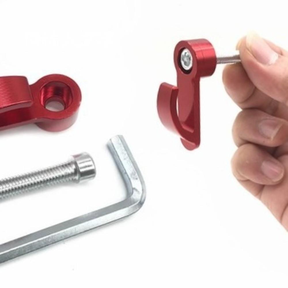 Aluminium Alloy Motorcycle Helmet Hook Single Hole Heavy Duty Motorbike Storage Hook Universal Design Motorcycle Hanger
