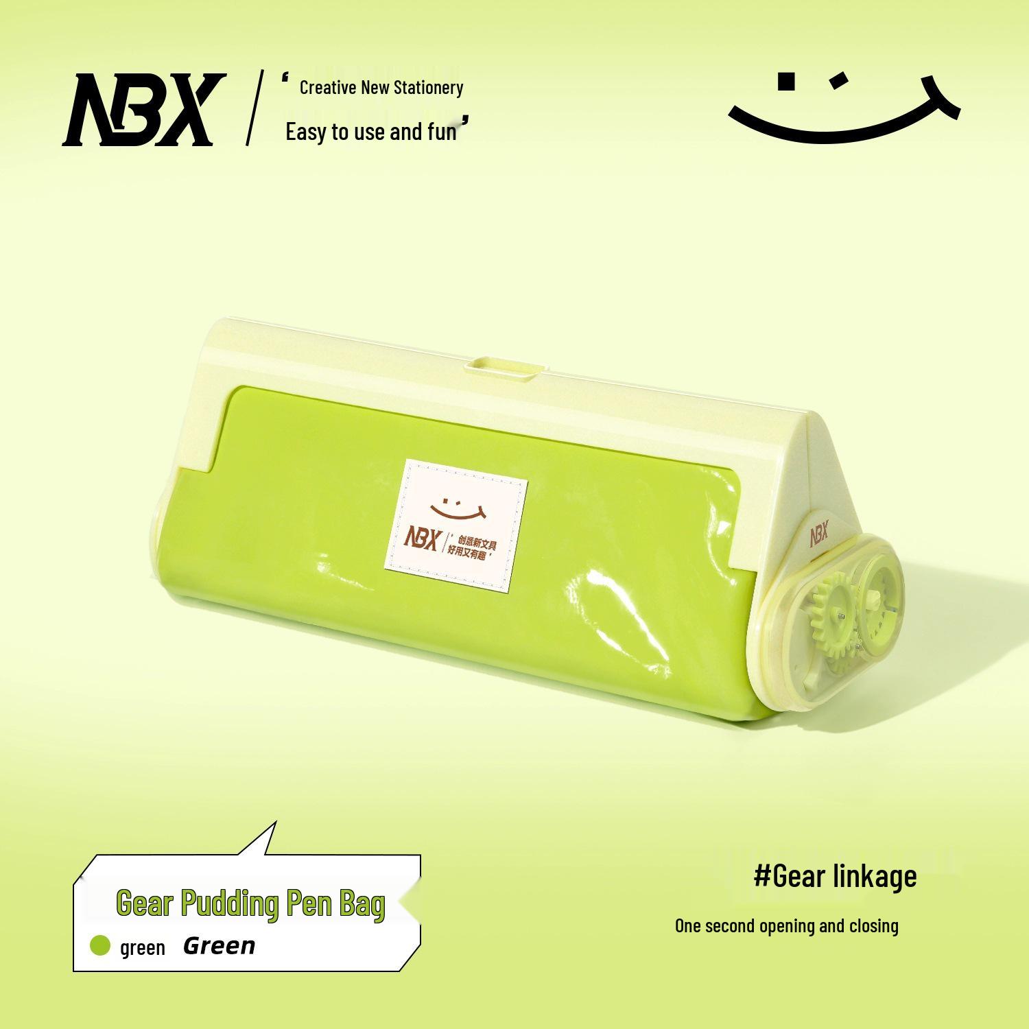 

NBX Large Capacity Decompression Pencil Case for Students - Creative Canvas Pencil Box