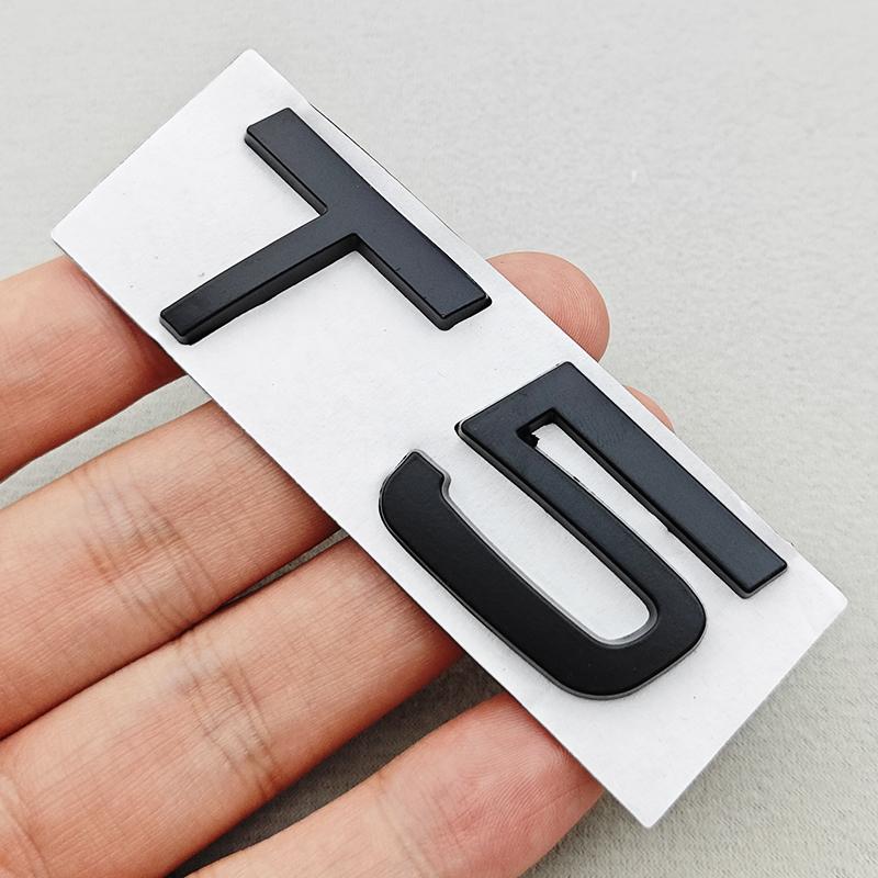 3D Metal T5 T6 AWD Car Trunk Emblem Badge Letter Logo Decal Replacement For Volvo XC60 XC90 S60 S90 Black Chrome Accessories