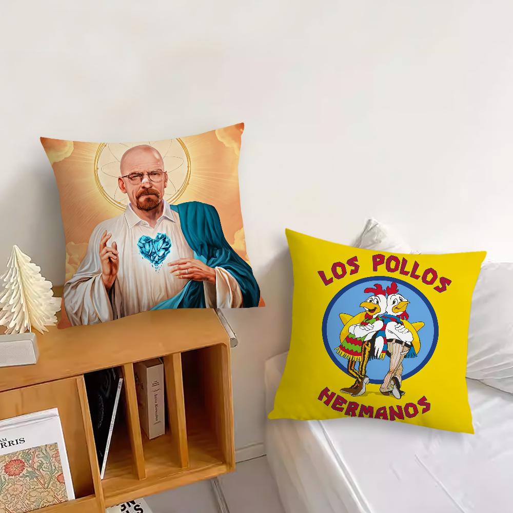 Klasyczny Film Breaking Bad Los Pollos Hermanos Sofa Salon Sypialnia Zagłówek Oparcie Poduszka Kwadratowa Poduszka Poduszka do Drzemki