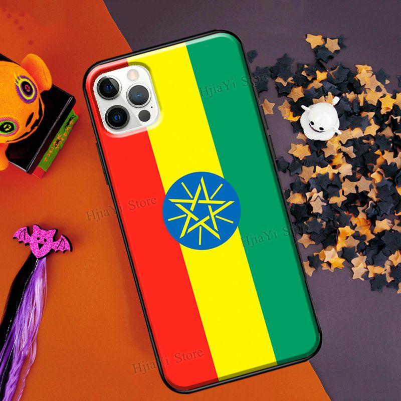 Ethiopia Flag For iPhone 11 Pro Max XS 8 7 Plus SE 2020 X XR Case For iPhone 13 12 Pro Max Mini Coque