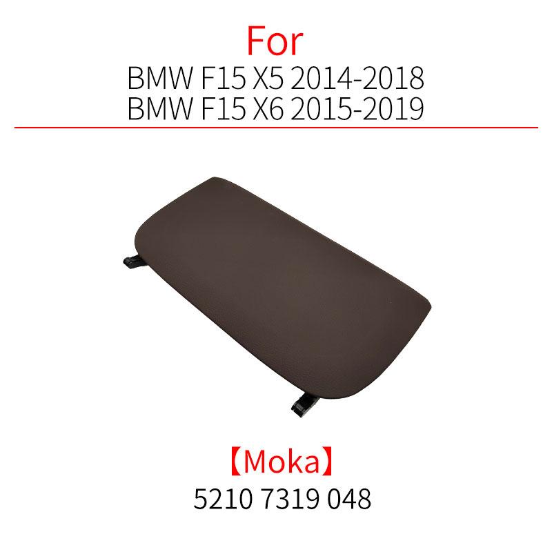 Car Seat Back Panel Leather Backrest Storage Pocket Cover Accessory Replacement Black For Bmw X5 X6 F15 F16 2014-