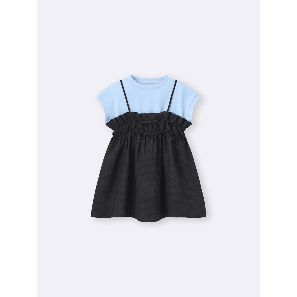 GU by Uniqlo Girls 2 Piece Camisole Tunic  Short Sleeve 
