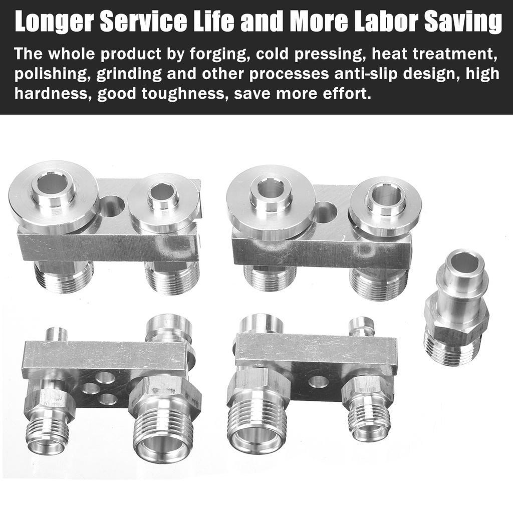 Auto Air Conditioning Leak Detector Detection Tools Silver A/C System Repair Kit Leak Tools Kit for Truck/Car