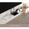 Suction Cup TV Set-top Box Rack Transparent Cable Power Bracket  Living Room Socket