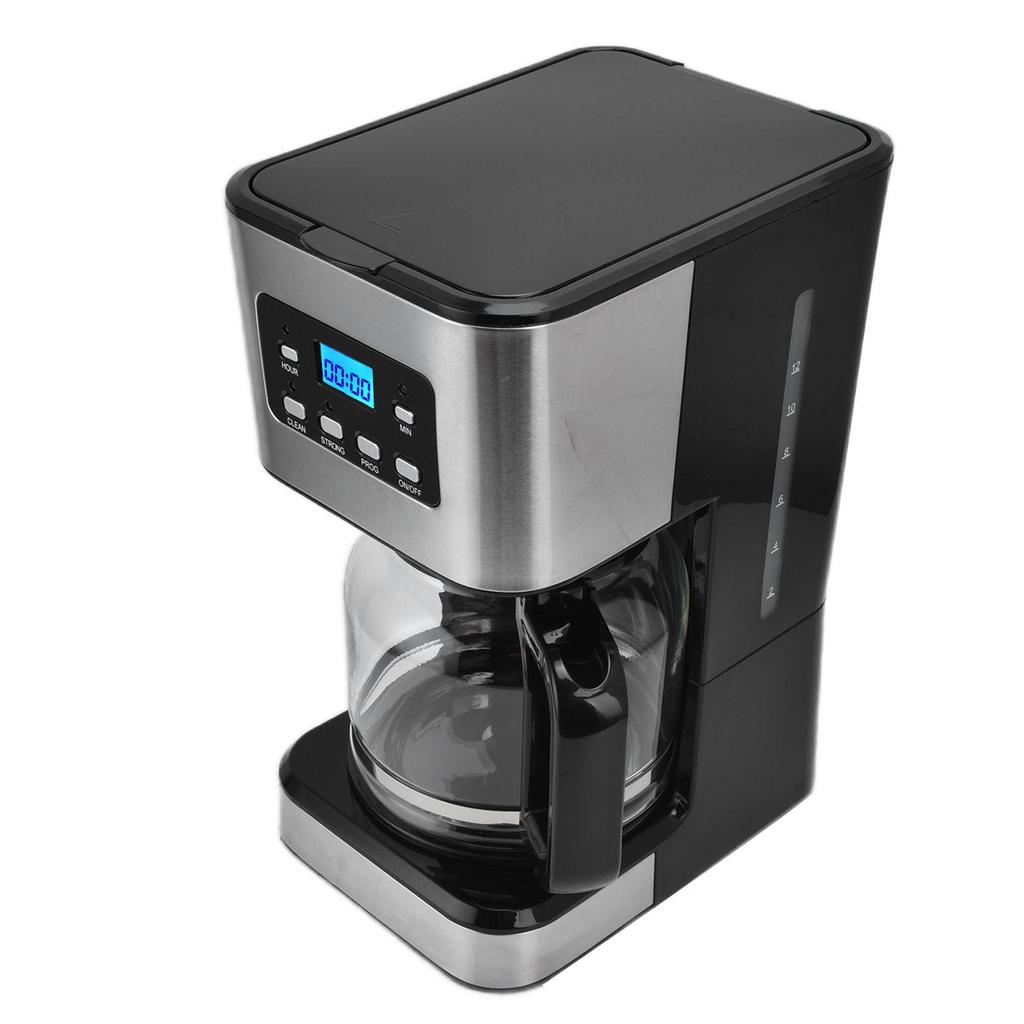 1,5l překapávací kávovar, kávovar na 12 šálků s časovačem, automatická extrakce pro domácnost a kavárnu