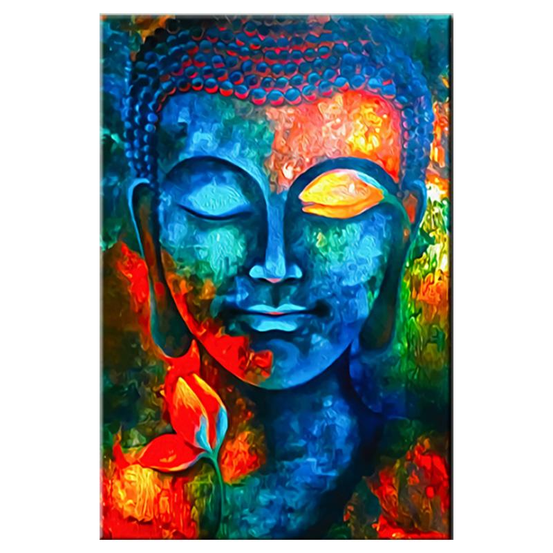 

Современные буддийские плакаты и принты, настенная живопись на холсте, настенное украшение, картины Господа Будды для гостиной, стены, безрамные 40x50cm