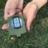 Military Lensatic Sighting Compass for Hiking Camping Hunting Outdoor, Compass Survival Tactical Compass Compact Handheld Compass with Carry Bag