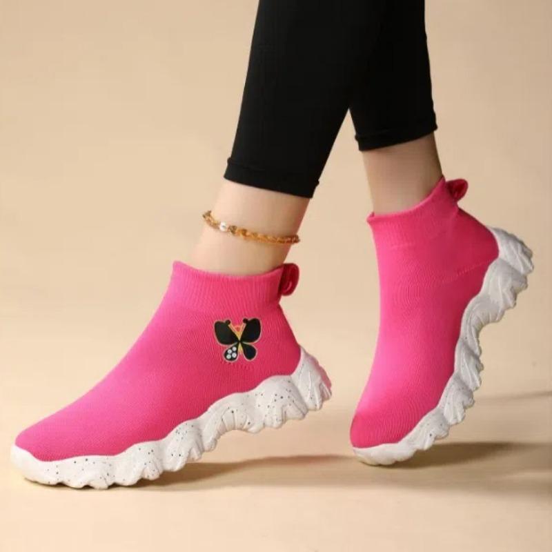 Fashion Fashion Sports Shoes Child Children Girl Breathable Socks Shoes Women a Pedal Platform Leisure Sports Parent Child Style