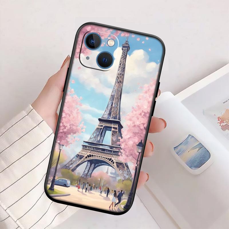 RP54 Paris Eiffel tower New High-End Shell Phone Case for OPPO A3 Pro A72 A74 A76 A77 A77S A78 A79 A94 A95 A18 A40M A58