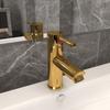 Bathroom Sink Faucet Golden 130x176 Mm