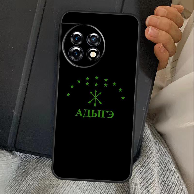 

Adygea Circassian Flag Case For OnePlus 15 13T 13 12 11 13R 12R 10R 10T 8T OnePlus Nord 5 CE 3 4 Lite N20 N30 Cover OnePlus Nord 4