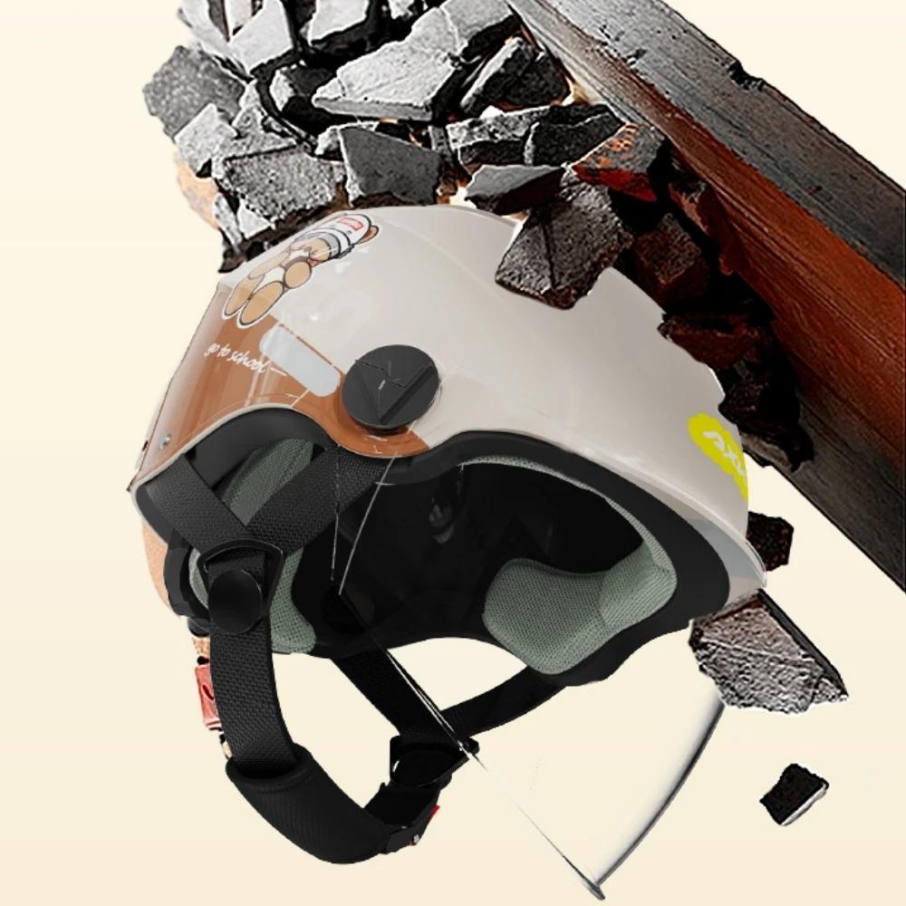 Motorcycle Half Helmet Kids's Helmet Summer Sunscreen Half Helmet Four Seasons Universal