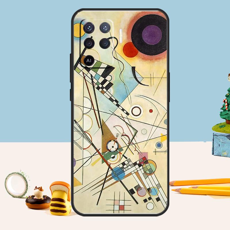 

Wassily Kandinsky Abstract Artistic For OPPO A74 A94 A54 A78 A98 A58 A96 A76 A16 A5 A9 A53 A15 A52 A72 A17 A57 A77 A54S Case OPPO A54s
