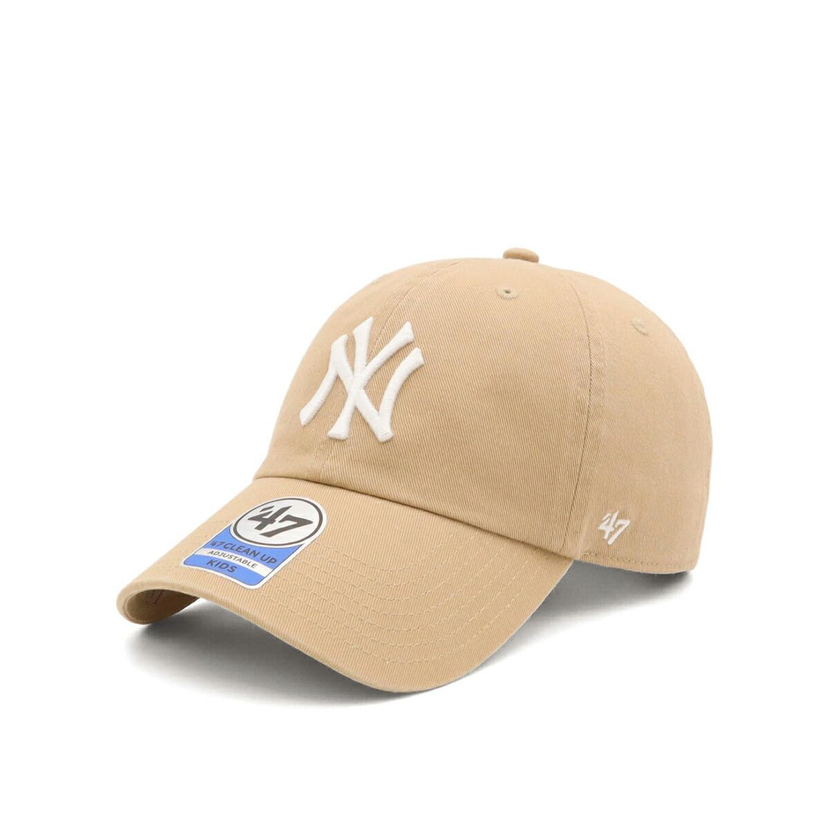 Кепка MLB NY Хаки 47 CLEAN UP New York Yankees Детская от  47brand  (Молодежный 52-56см) -