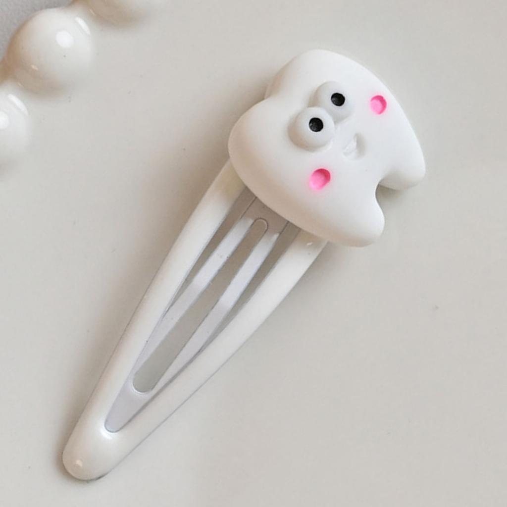 Delicate Bangs Clip Cute Tooth Y2K Barrettes Clip Harajuku Hairpin Sweet Girls Hair Harajuku Lady Mini Tooth