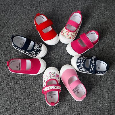 Meisjes Casual Schoenen 2024Lente Nieuw Minimalistisch Bloemen Kinderschoen Dagelijks Canvas Meisjesschoen Licht Ondiep Mond Babyschoen Tenis