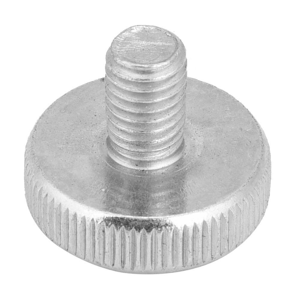 10pcs M8 Zinc Plated Carbon Steel Flat Knurled Head Thumb Screws (M8*10)