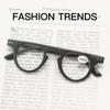 Round Shape Reading Spectacles Women Male Fashion Anti- Blue-Ray T Letter Presbyopia Eyeglasses Female Oval Magnifier +2.5 culos