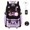 Hot Selling Universal Backpack Animated Cartoon Popular Peripheral Print Student Leisure Backpack Multifunctional with USB