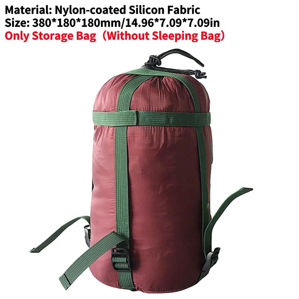 Outdoor Sleeping Bag Stuff Sack Waterproof Sleeping Bag Compression Storage Bag Large Capacity Space Saving for Camping Hiking