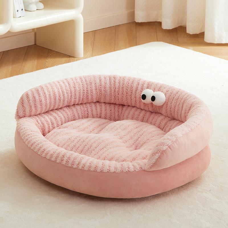 Autumn and Winter Dog Kennel Lazy Sofa Kennel Dog Mat Dog Bed Warm Dog Supplies Dog Sleeping Mat Cat Mat Pet Cushion Deep Sleeping Cushion