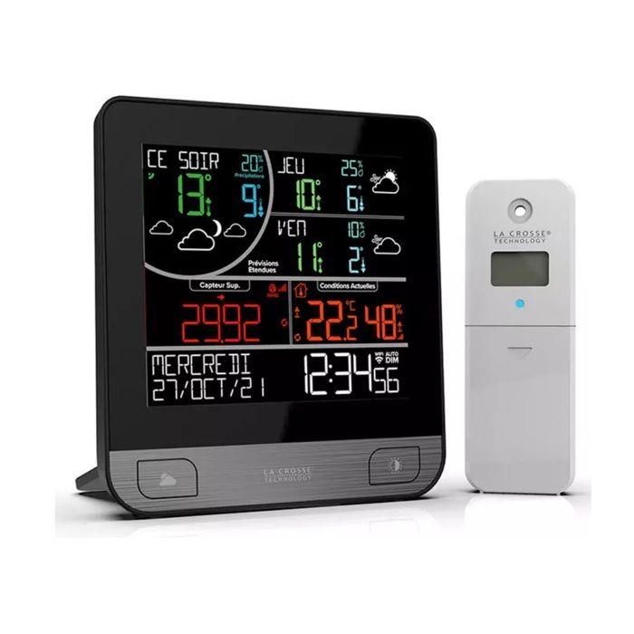 Station météo la crosse technology lw3101-sil prévision j+3 et wifi silver