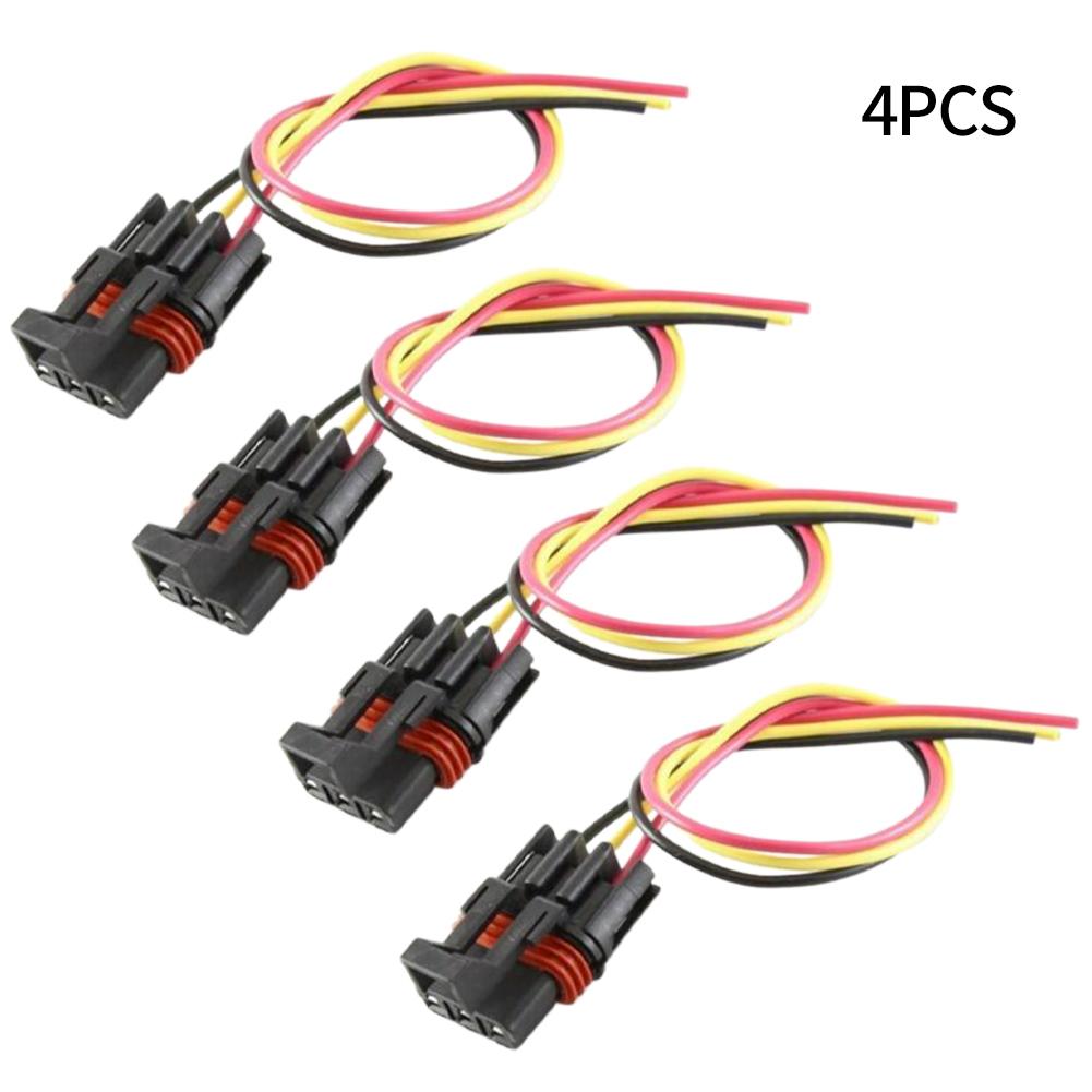4Pcs/Set Pulse Power Bus Bar Plug Pigtail Wire Plug Connector For Polaris RZR PRO XP XP4 Easy To Plug And Play Wire