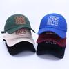 New Fashion Ethnic Curved Embroidered Letters BOSTON 6-Panel Baseball Cap Spring Summer Cotton Sunshade Men All-match