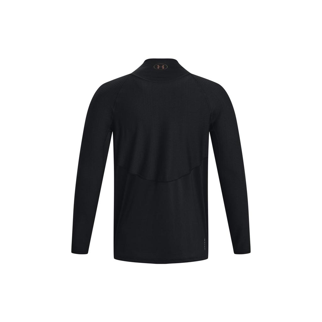 Under Armour Solid Color Logo Embroidered Fitted T-Shirt Men Tops Black 1373807-001