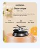Solar-Powered Rotating Airplane Car Air Freshener - Gardenia Scent 