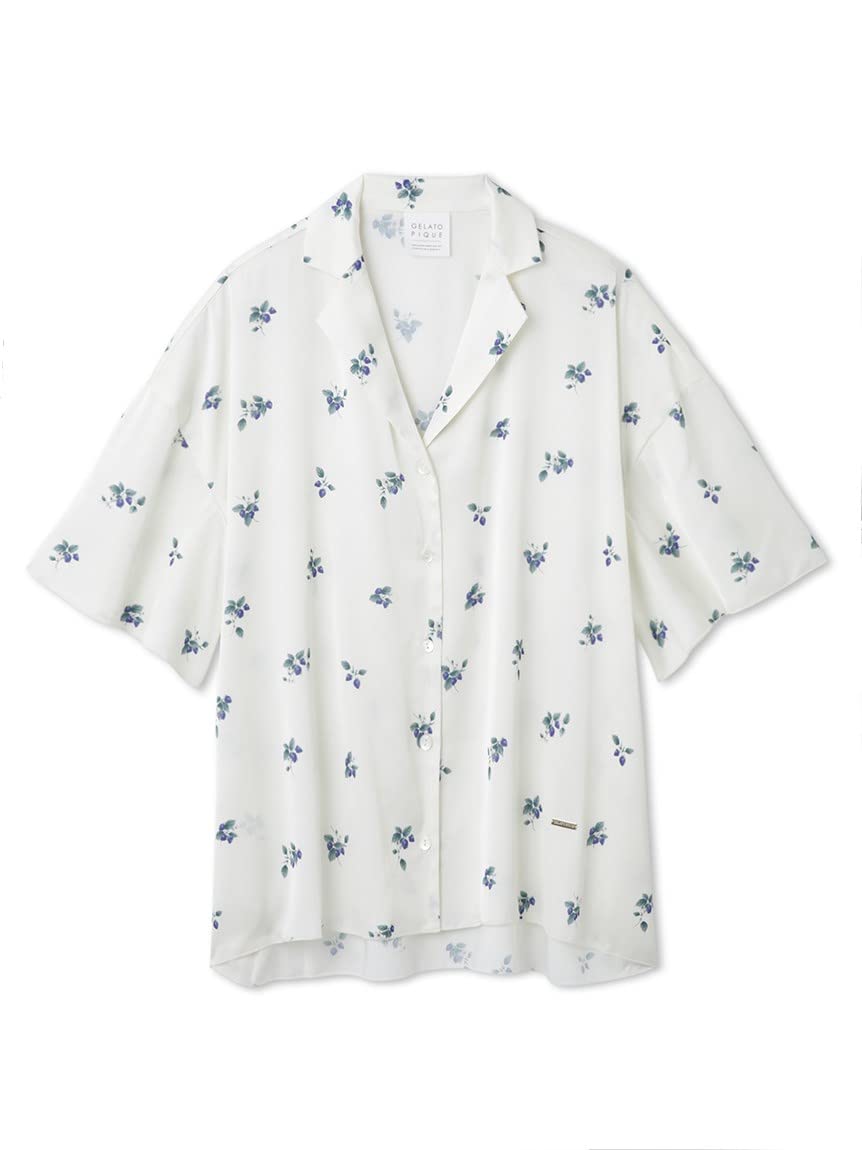 

Gelato Pique Retro Strawberry Satin Shirt PWFT231294 BLU F Women s синий