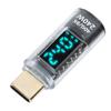 USB C Adapter Power Meter Tester PD 240W 8k 60Hz 40Gbps Transfer USB C Male to Female Extension Adapter with Digital