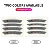 CFG1 4pcs Car Trim Badge Wheel Brow Decal Car Wheel Hub Sticker For Mercedes Benz B/C/E/S Class A Class C200L GLC GLK CLA Accessories