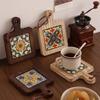 Kitchen Insulation Pot Mat Retro Home Dining Cup Mat Clay Pot High Temperature Resistant Kitchen Table Mat Storage Organization