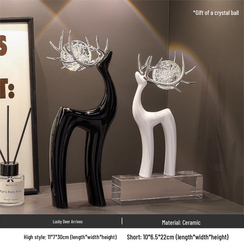 Fulu Luxury Living Room Tabletop Ornaments: High-End Decor for Wine Cabinets, TV Sideboards, and Housewarming Gifts
