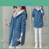 Womens Thick Fleece Hoodie With Zipper For Casual Winter Wear