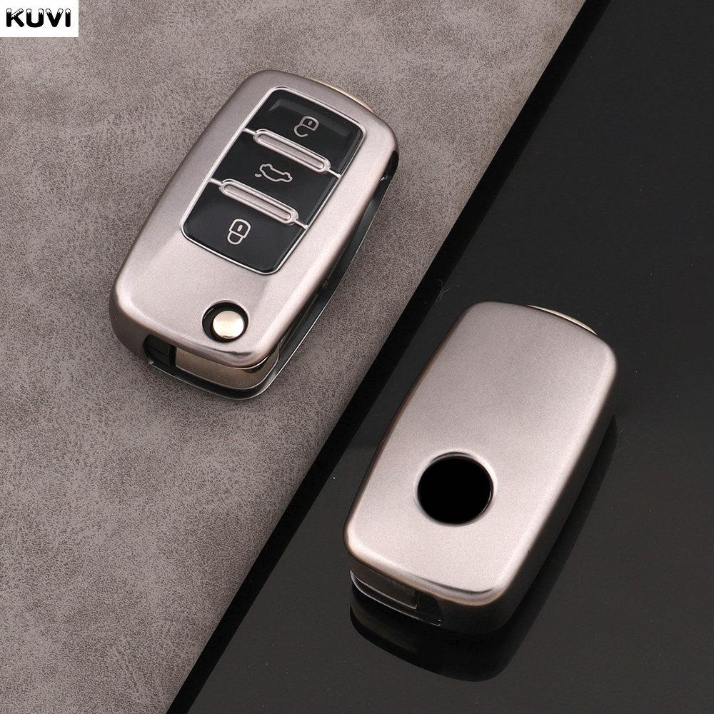 New Tpu Car Key Case Cover Keychain For Vw Volkswagen Polo Tiguan Passat B5 B6 B7 Golf 4 5 6 Mk6 Jetta Lavida For Skoda Octavia