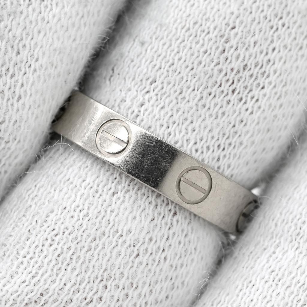 Cartier B4049600 Love LOVE Mini Love ringRing Ring K18WG #9(JP Size) Array