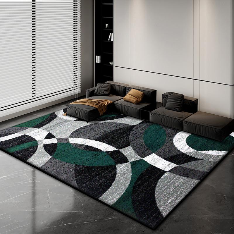 Nordischer Abstrakter Luxusteppich Heimdekoration Wohnzimmer Flauschige Plüschteppiche 200x300cm Schlafzimmer Büro Bereich Rutschfeste Bodenmatten