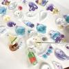 Cartoon 3D Relief Diamond Gemstone Stickers Kawaii Diy Mobile Phone Decoration Stickers Creative Puffy Pvc Stickers Gifts