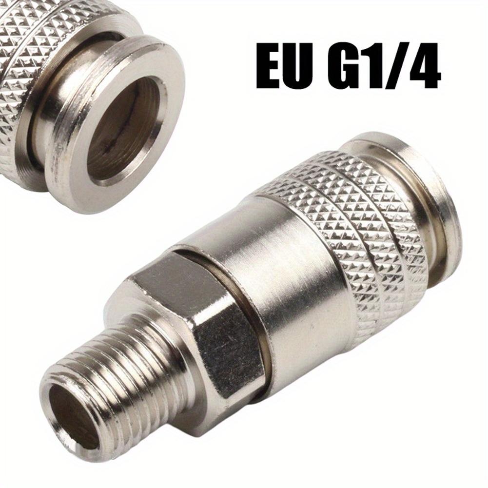 Pneumatic Fitting G1/4 Male Thread EU Standard Quick Connector For Air Compressor 53mm Length Air Compressor Tool Parts