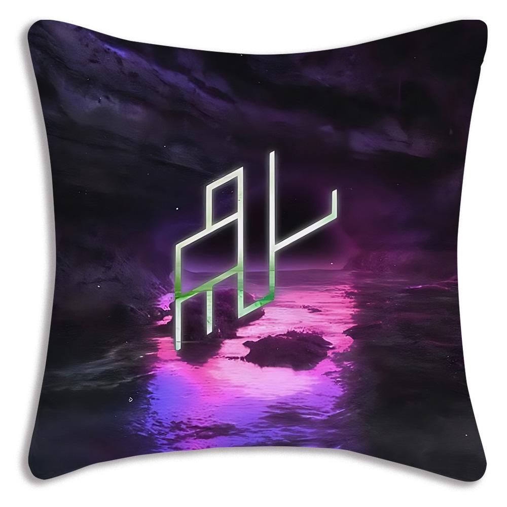French rapper PNL Pillow Covers Cartoon Sofa Decorative Home Double-sided Printing Short Plush Cute Cushion Cover